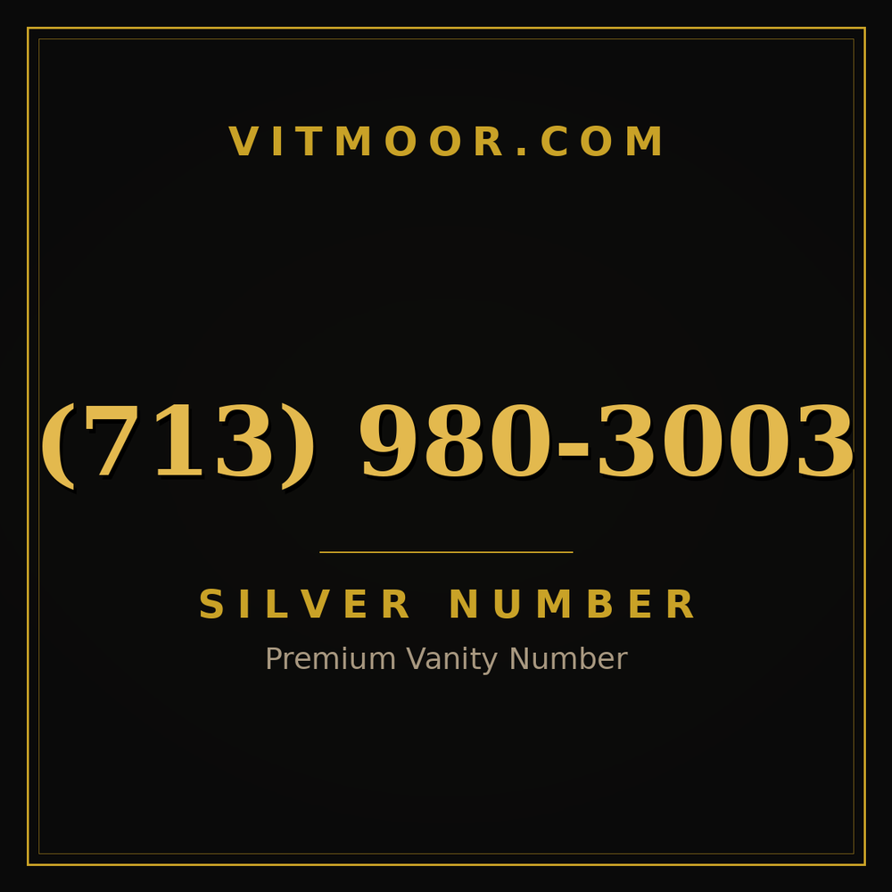 713 980-3003