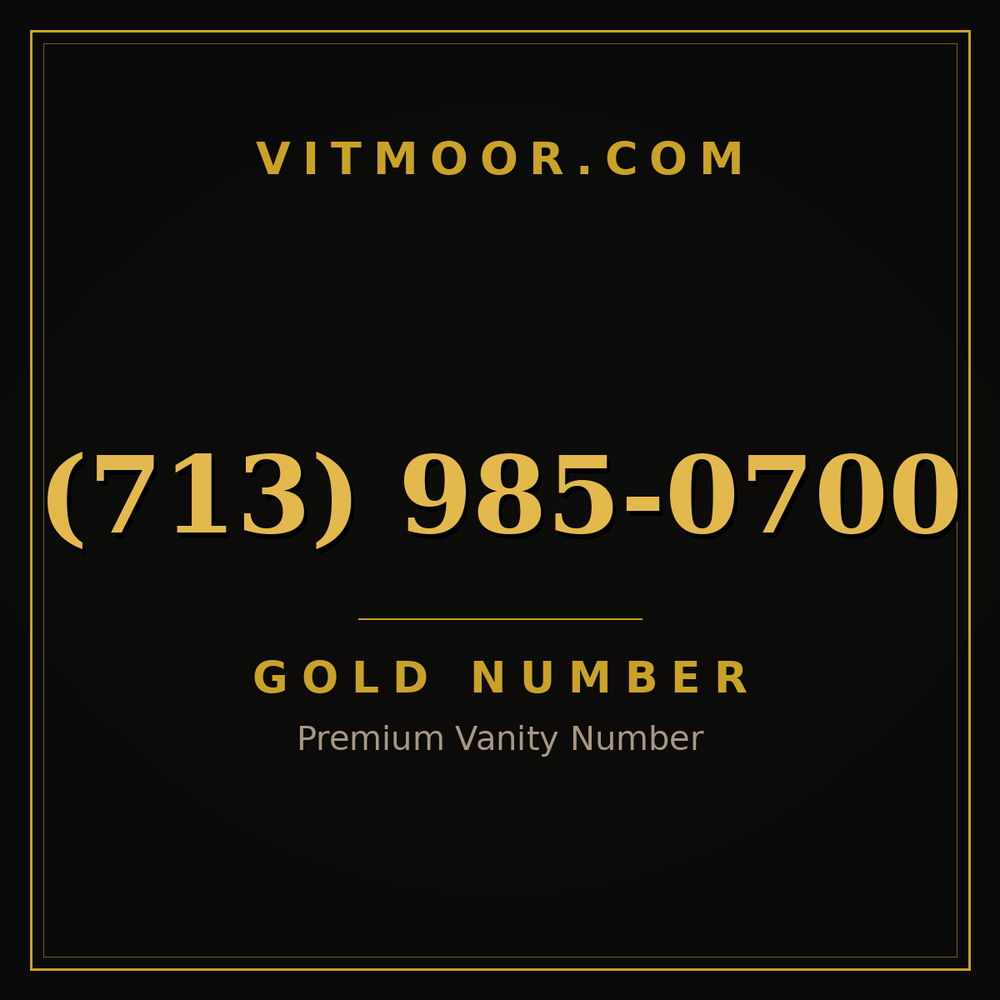713 985-0700