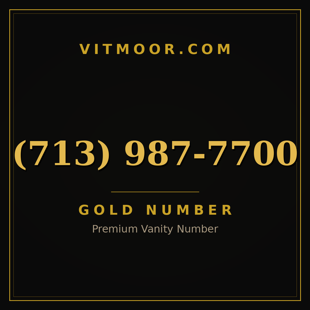 713 987-7700