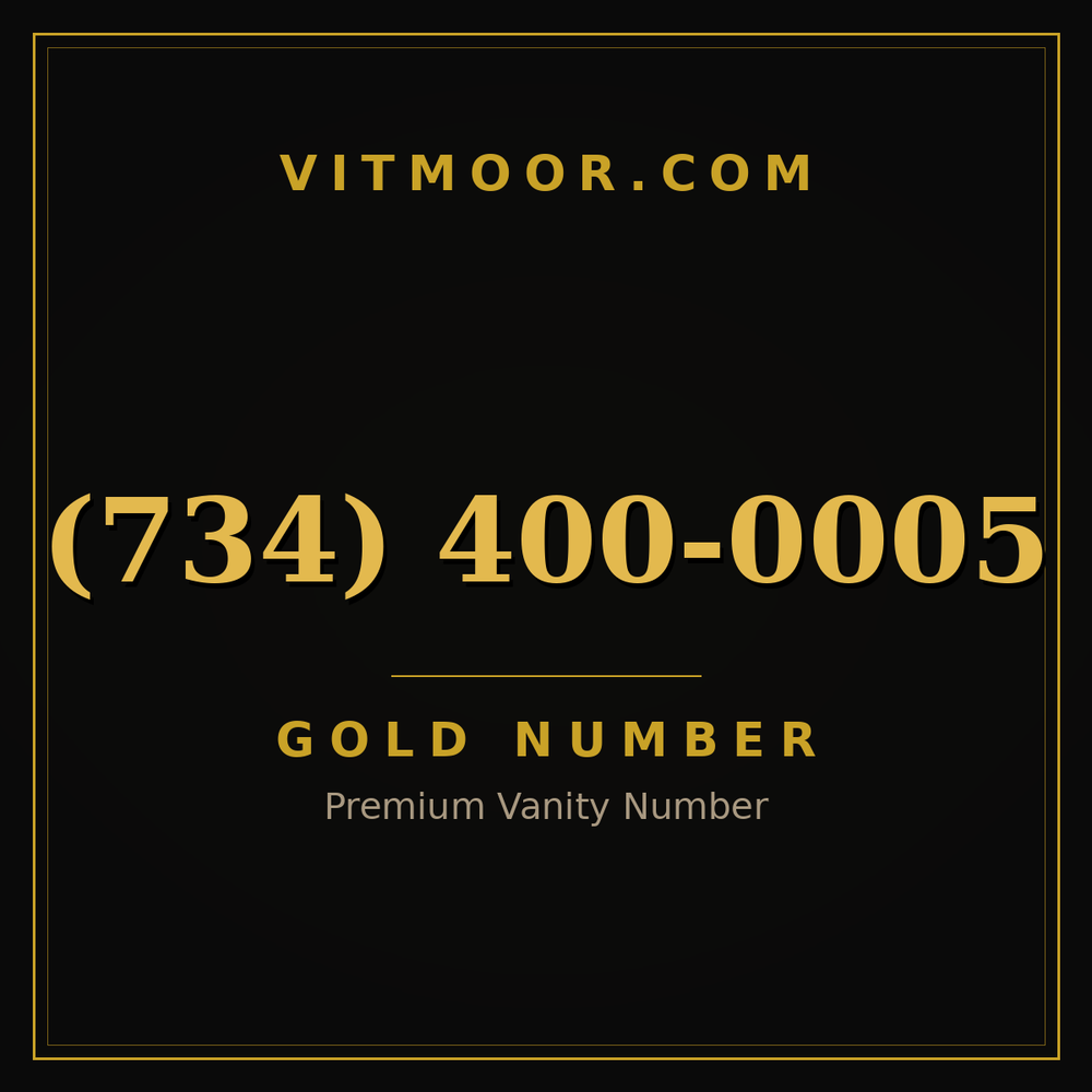 734 400-0005