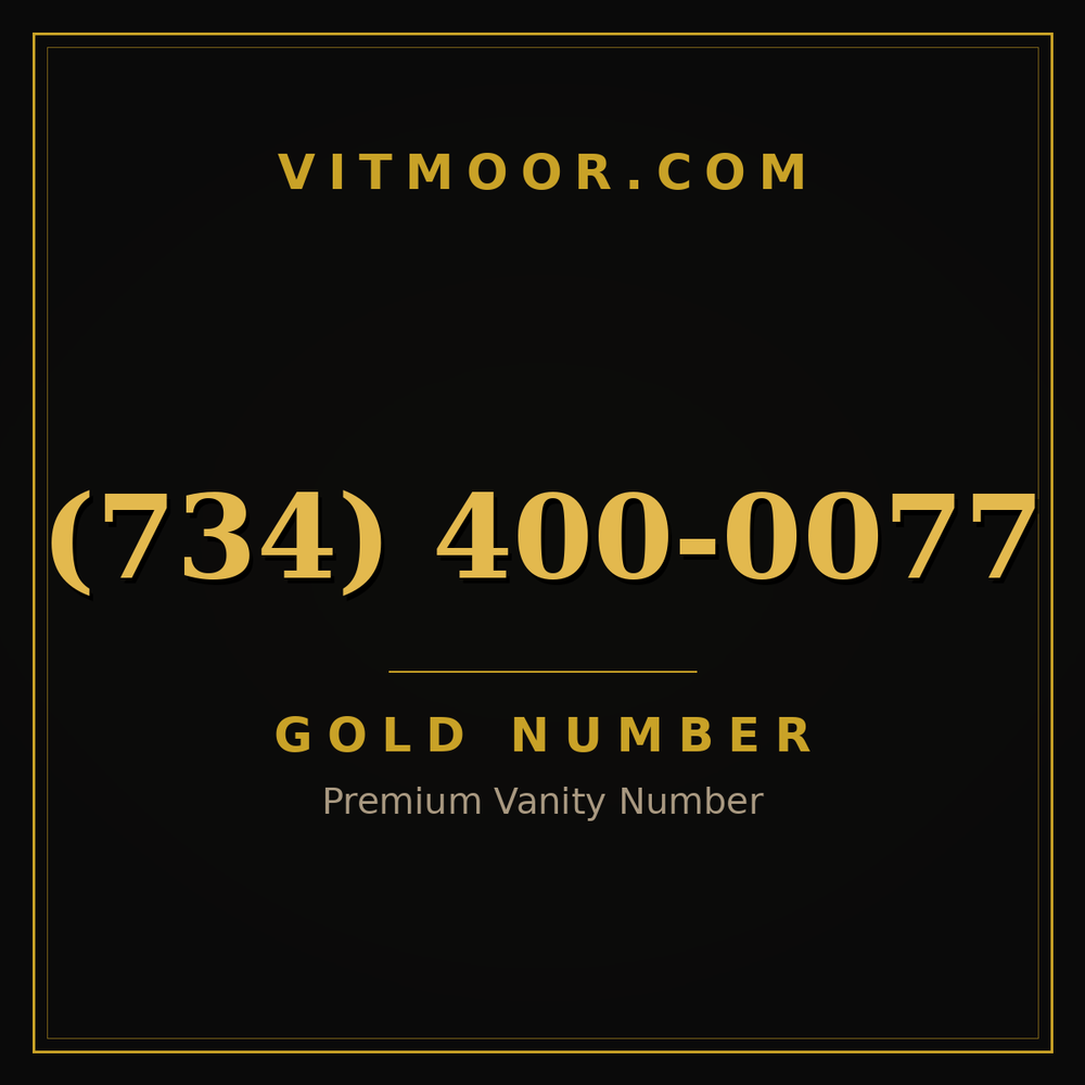 734 400-0077