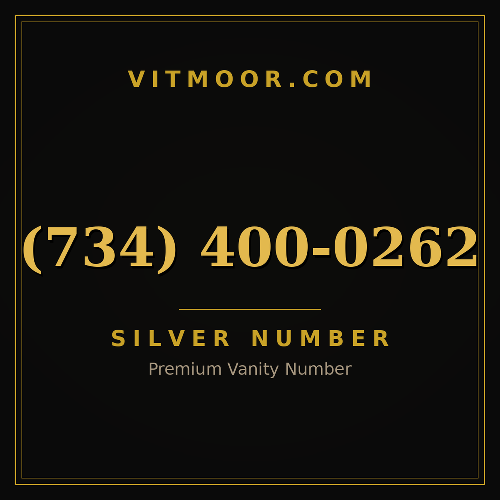 734 400-0262