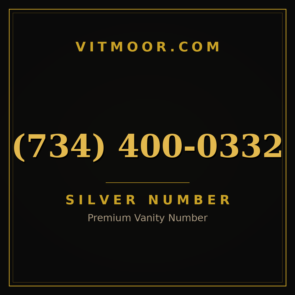 734 400-0332