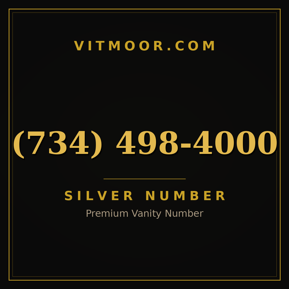 734 498-4000