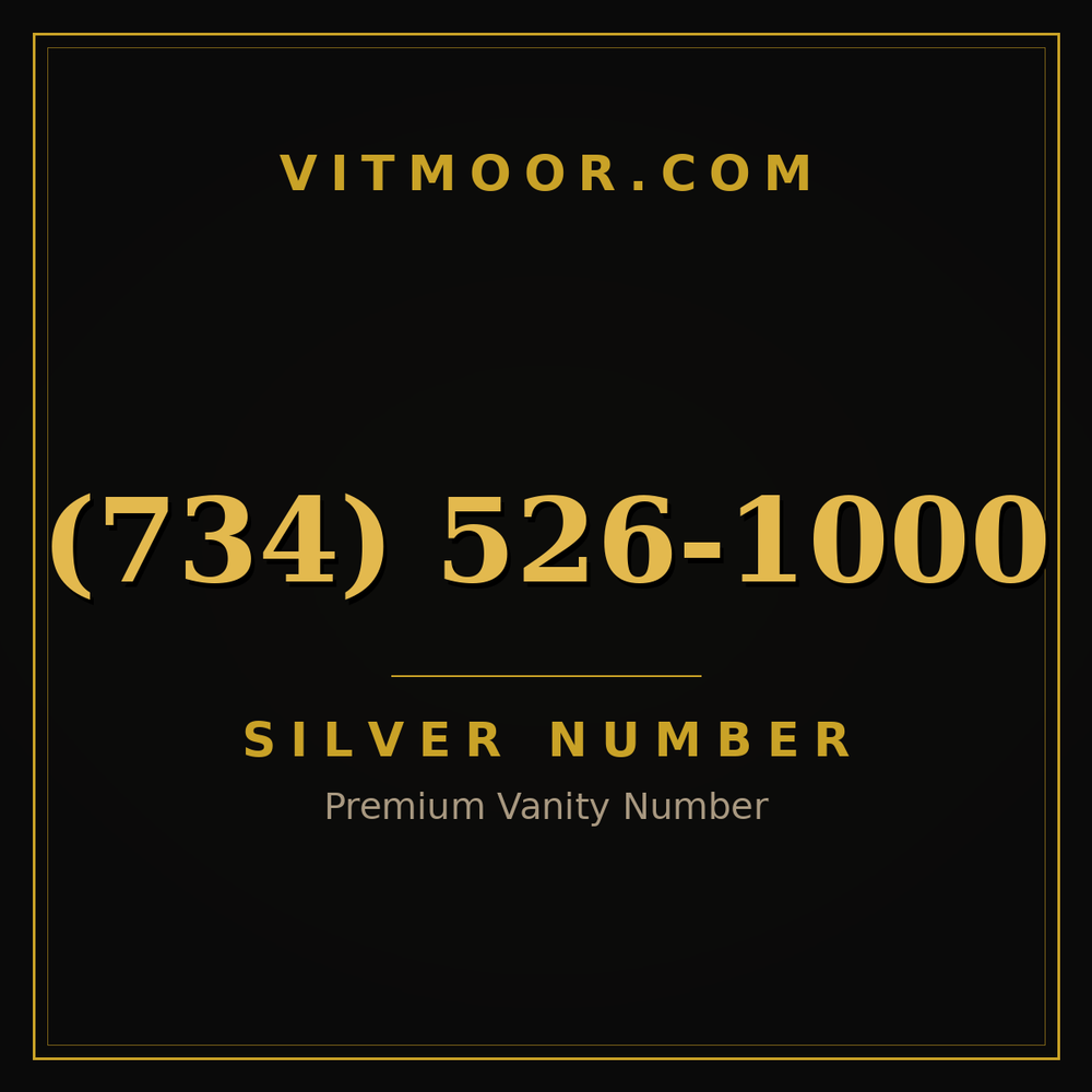 734 526-1000