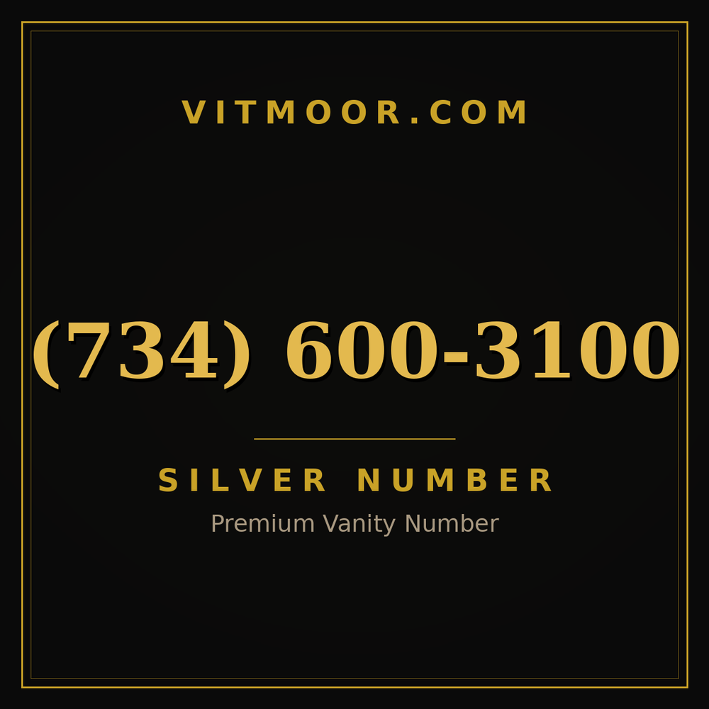 734 600-3100
