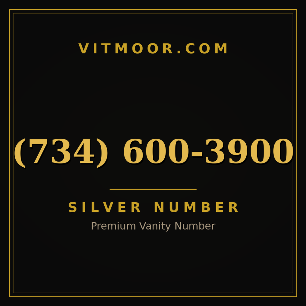 734 600-3900
