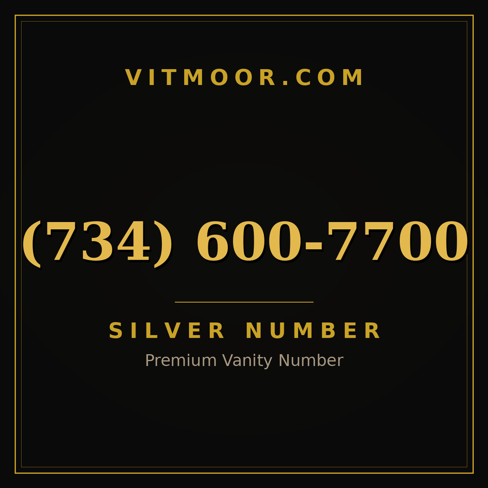 734 600-7700