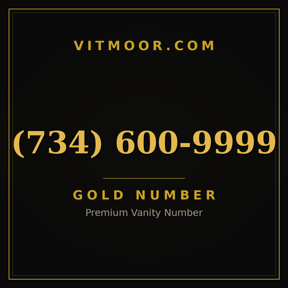 734 600-9999