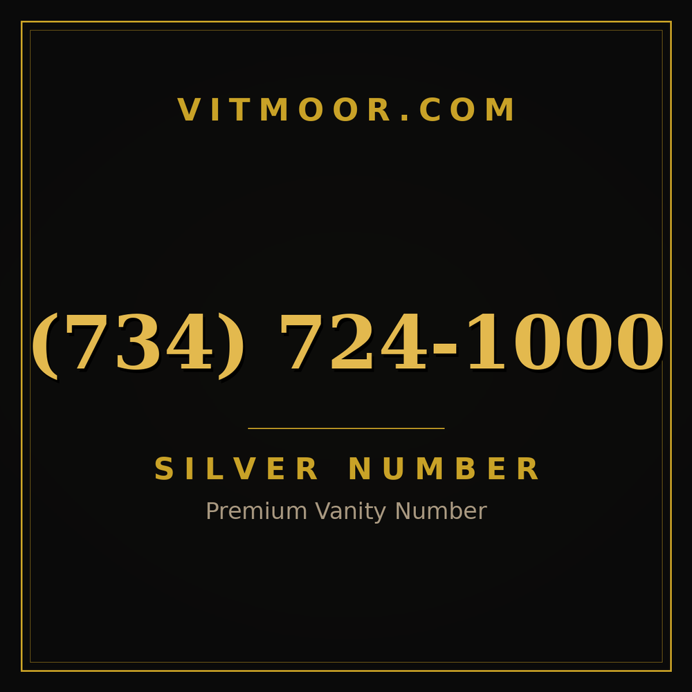 734 724-1000
