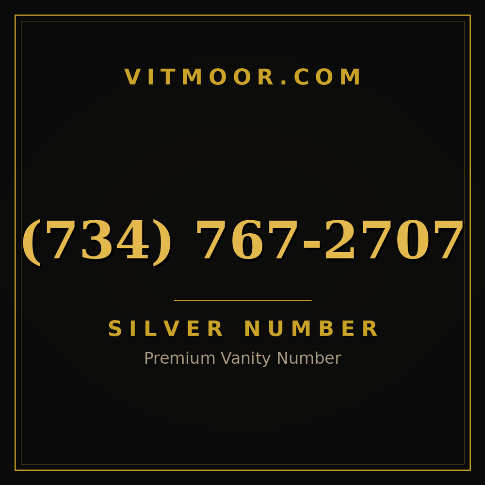 734 767-2707