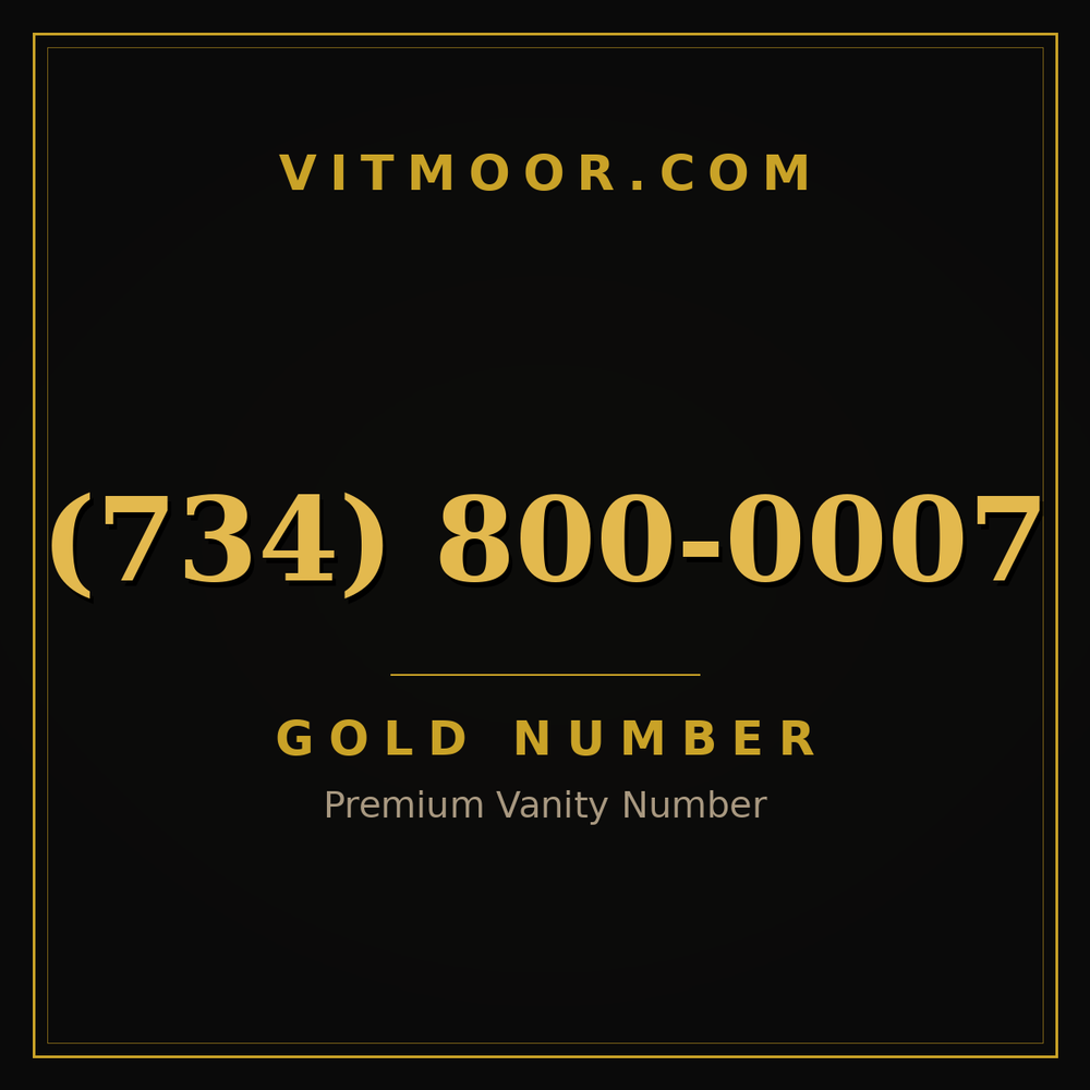734 800-0007