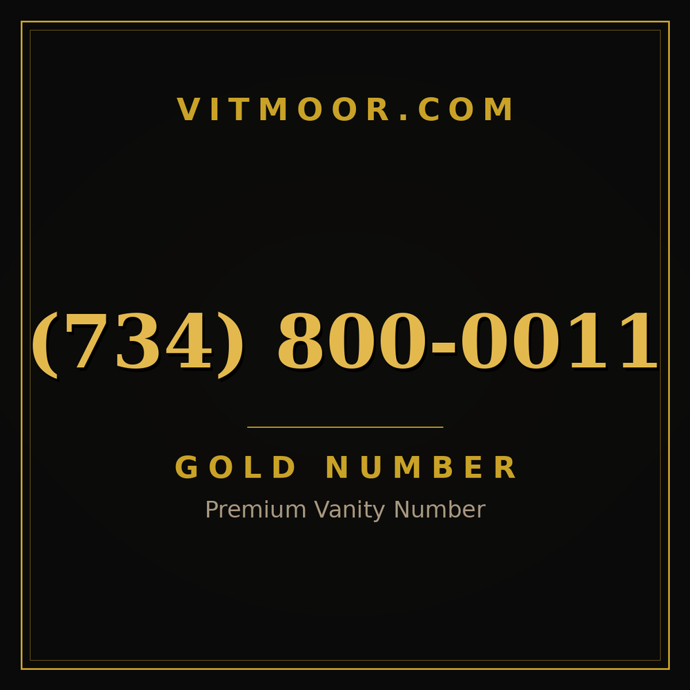 734 800-0011