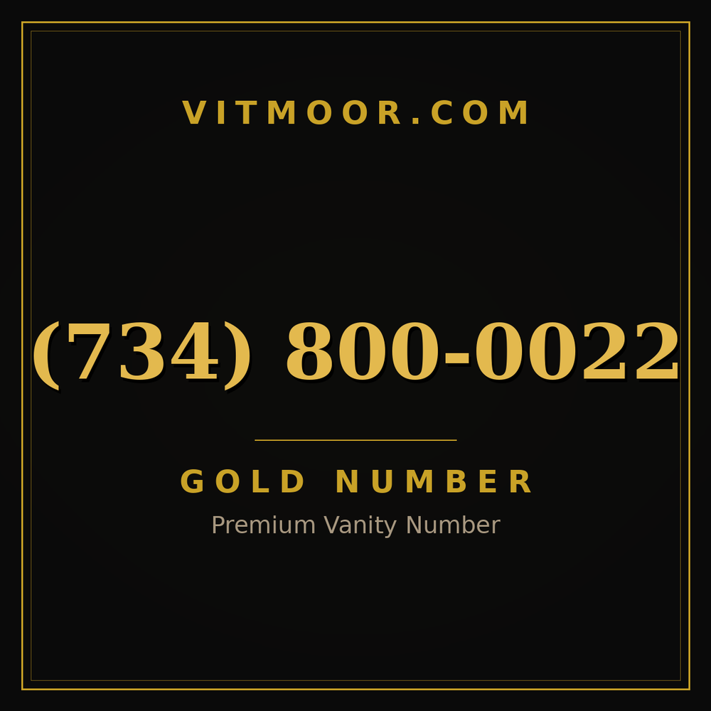 734 800-0022