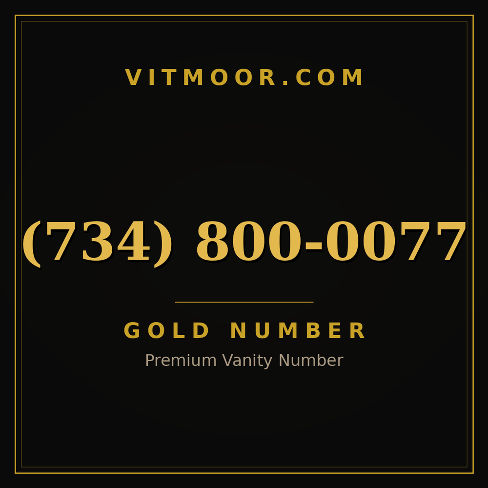 734 800-0077