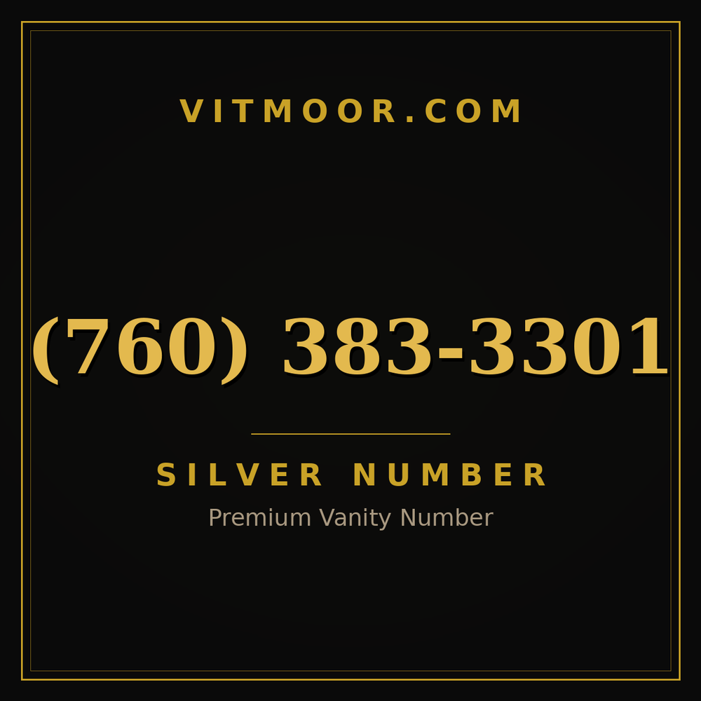 760 383-3301