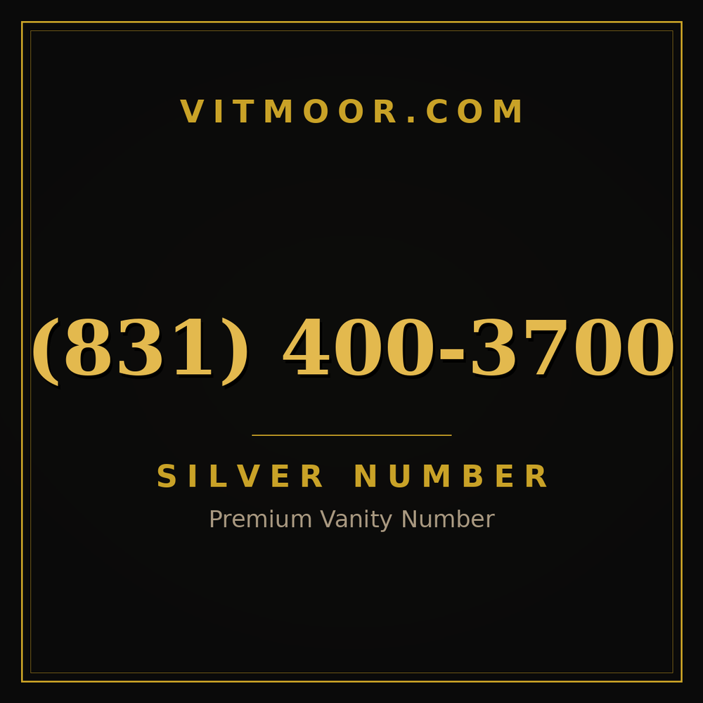 831 400-3700