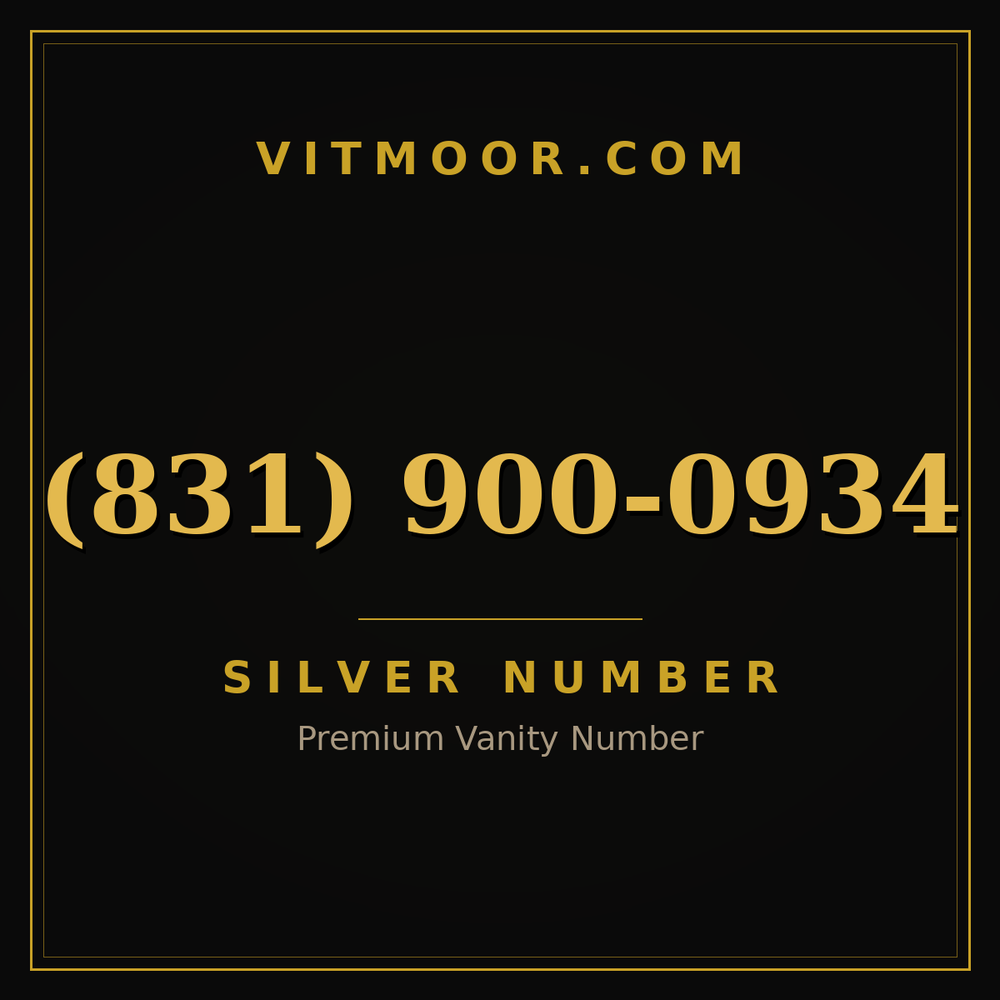 831 900-0934
