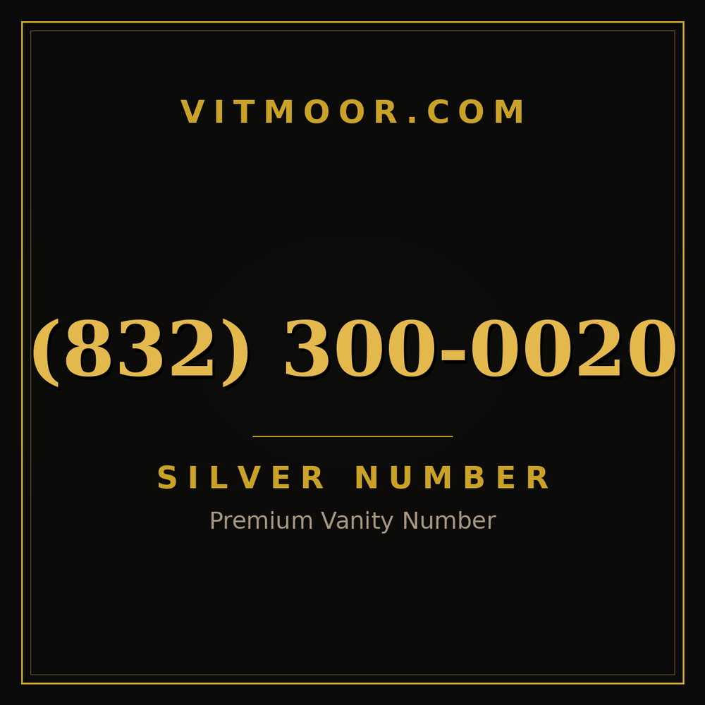 832 300-0020