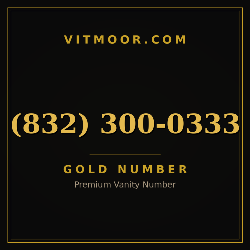 832 300-0333