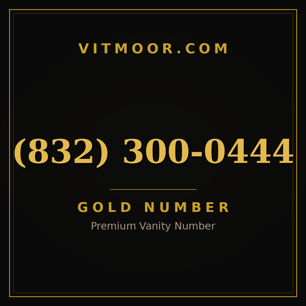 832 300-0444