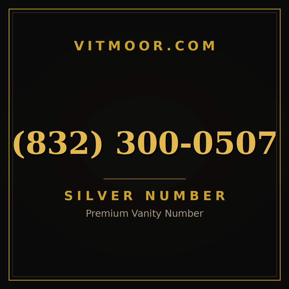 832 300-0507