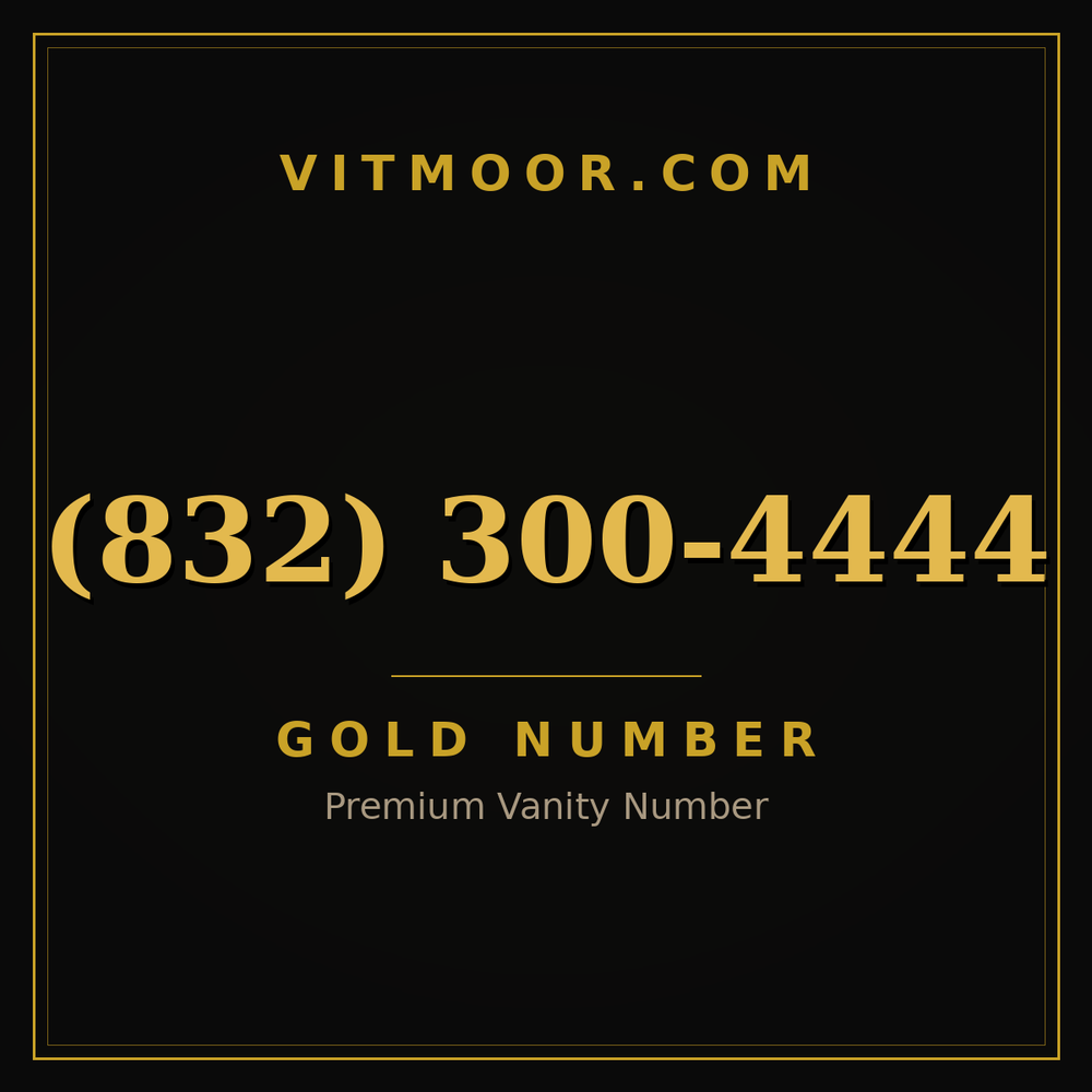 832 300-4444