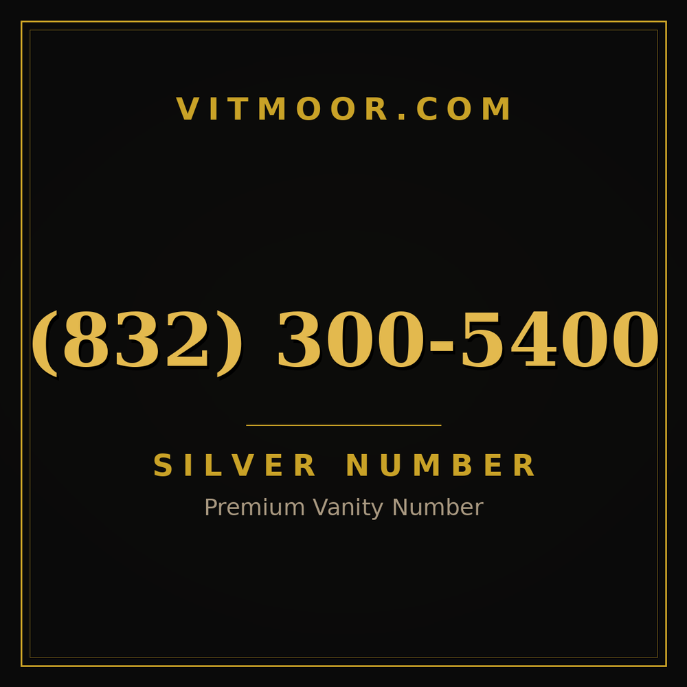 832 300-5400