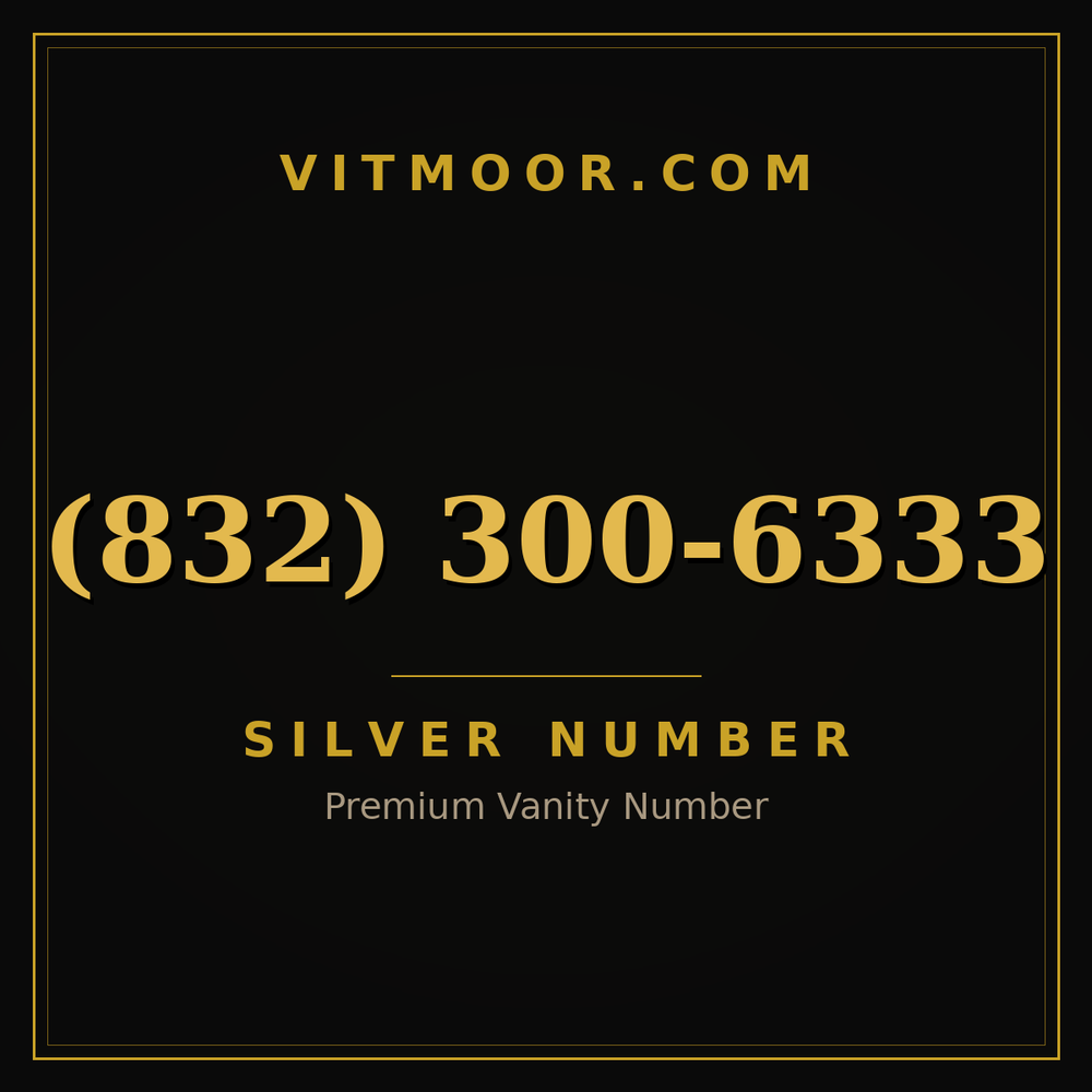 832 300-6333