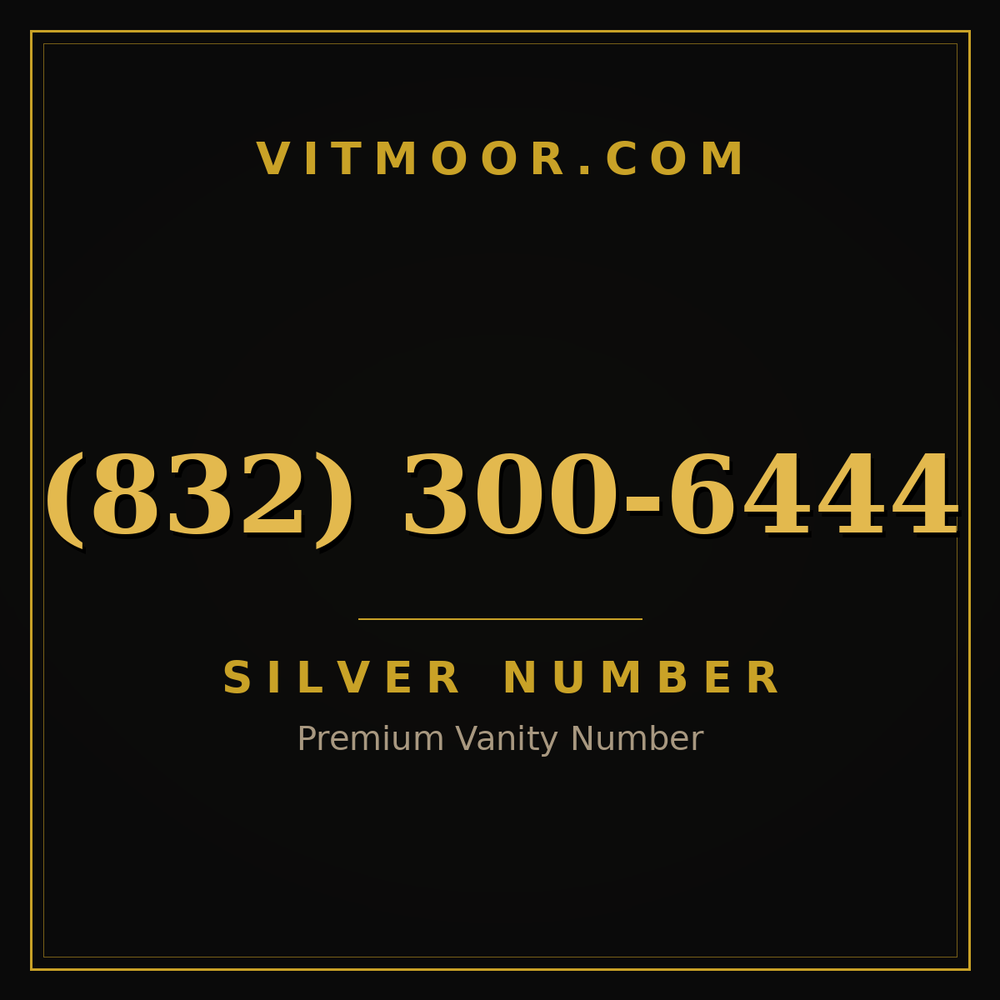 832 300-6444