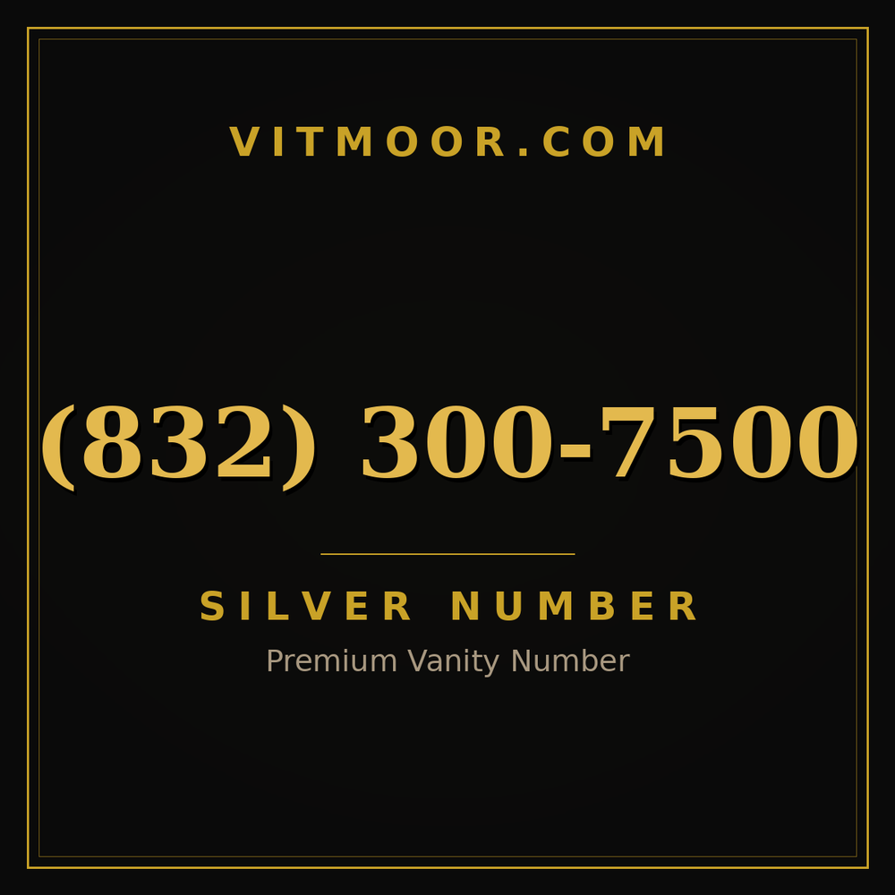 832 300-7500