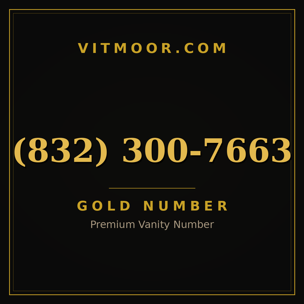 832 300-7663