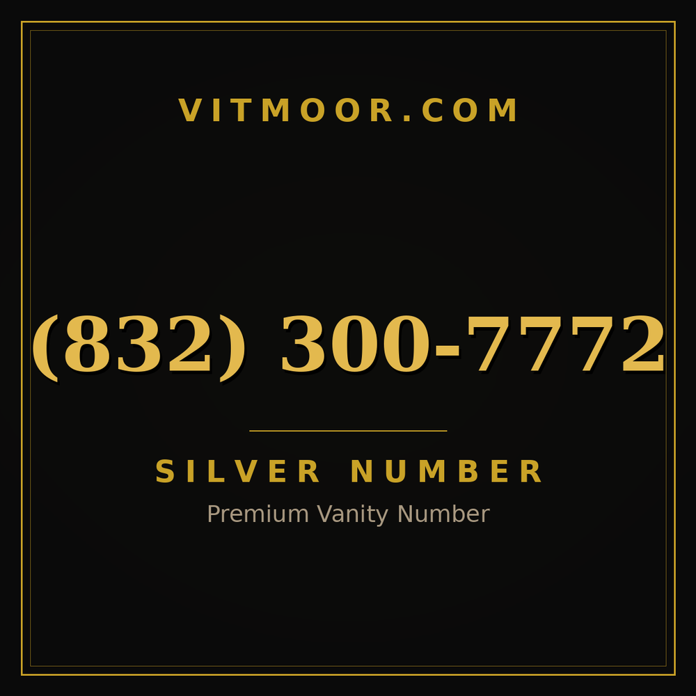 832 300-7772