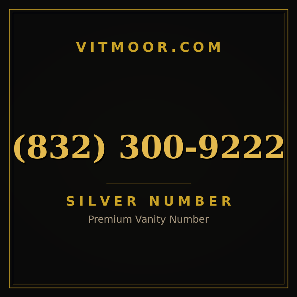 832 300-9222