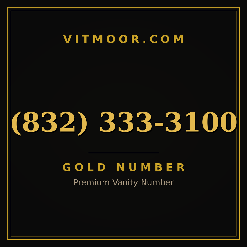 832 333-3100
