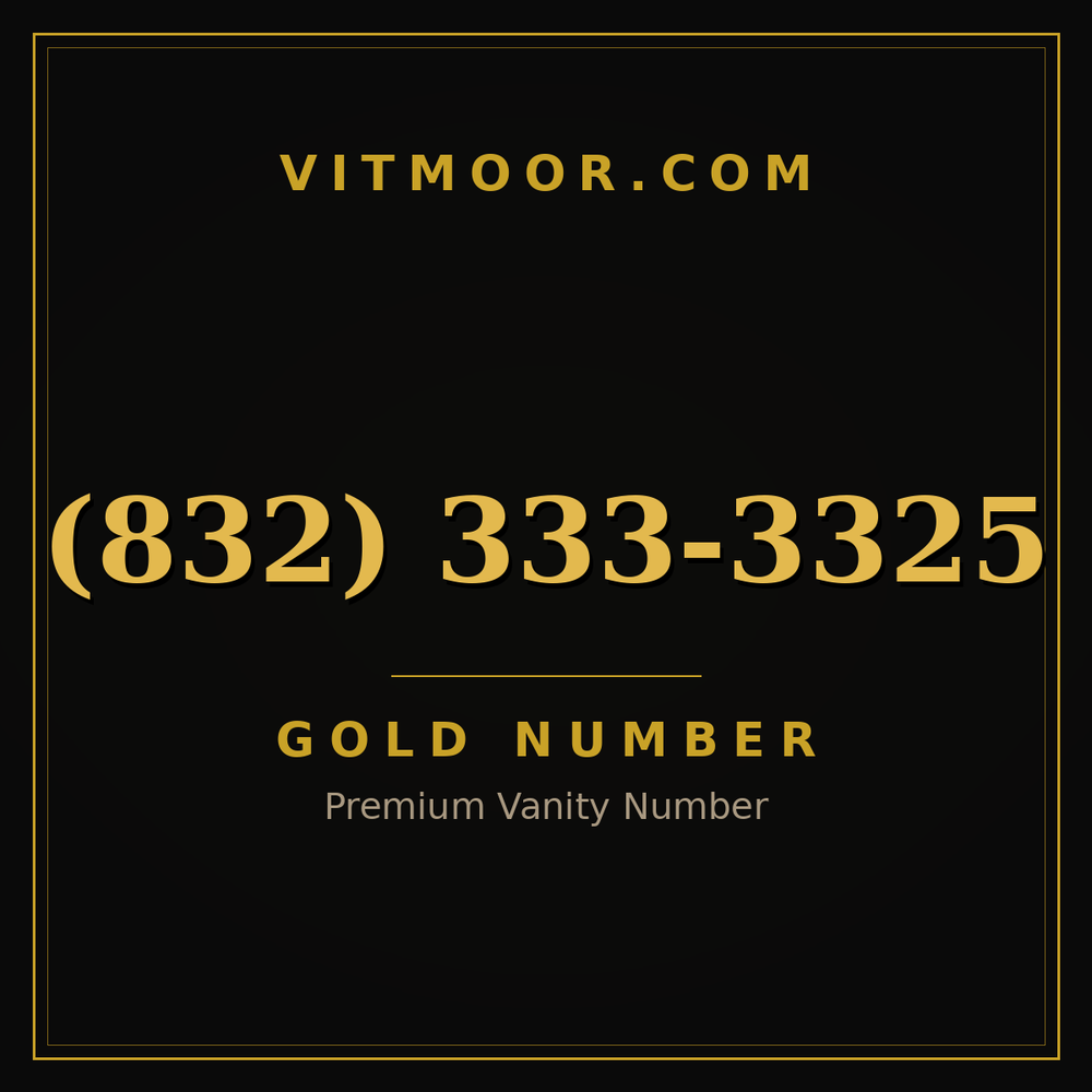 832 333-3325