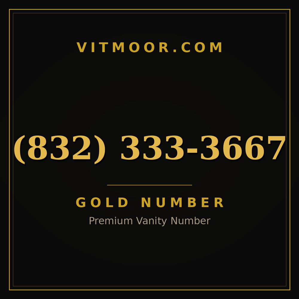 832 333-3667