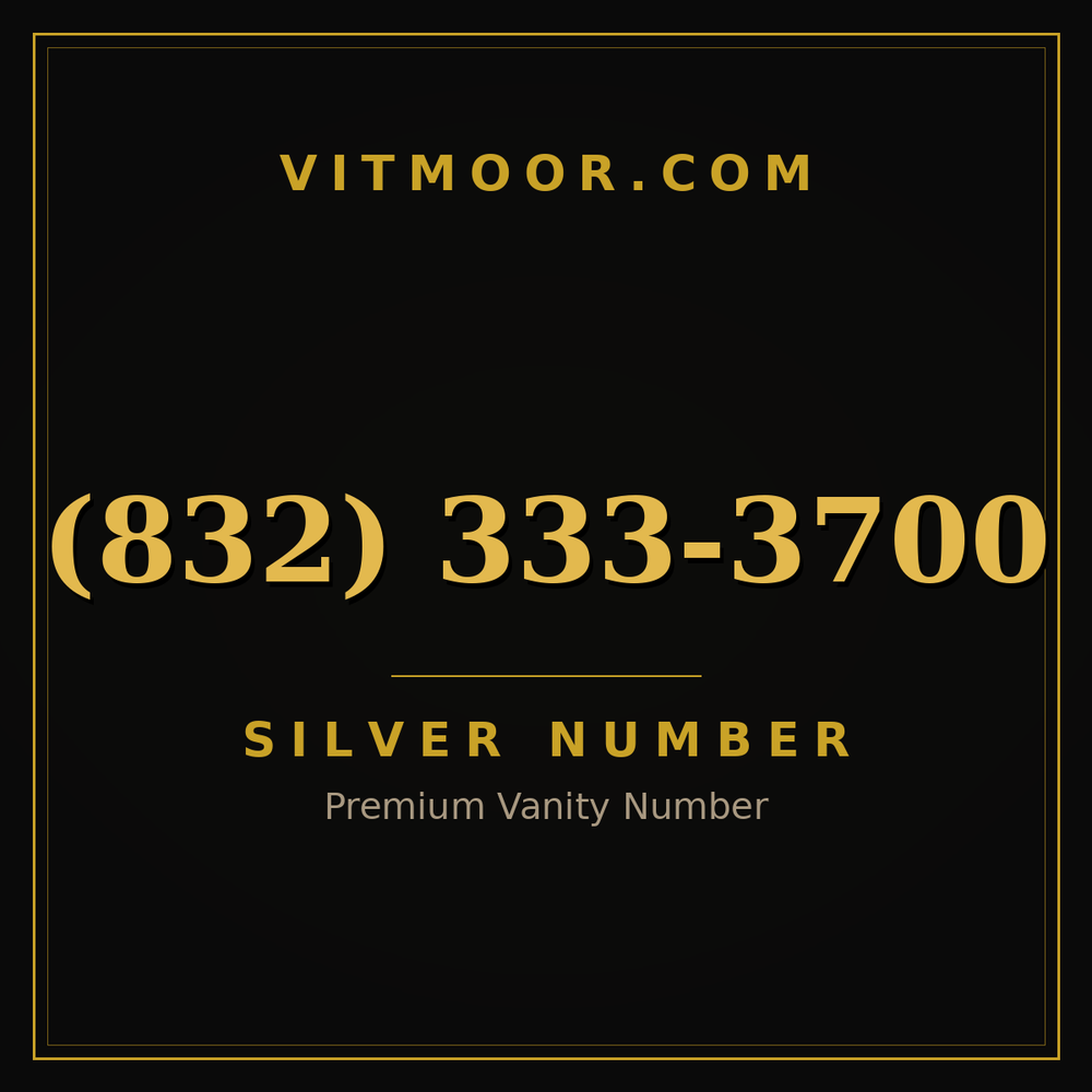 832 333-3700
