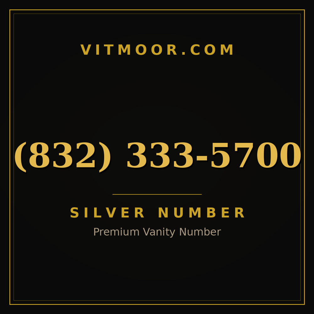 832 333-5700
