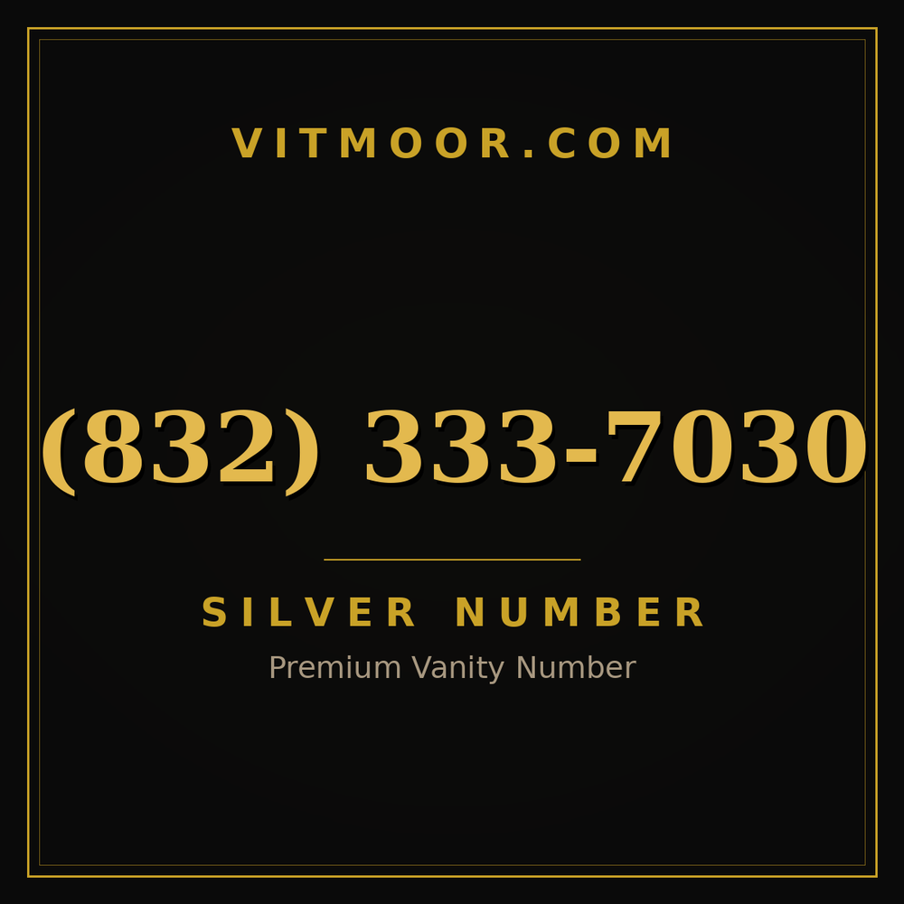 832 333-7030