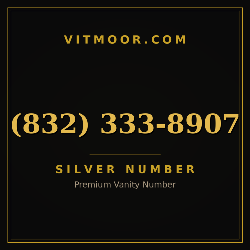 832 333-8907