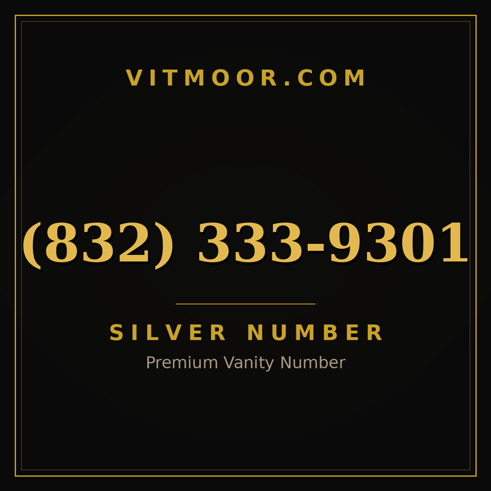 832 333-9301