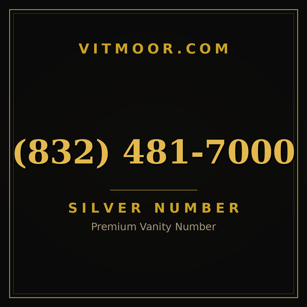 832 481-7000