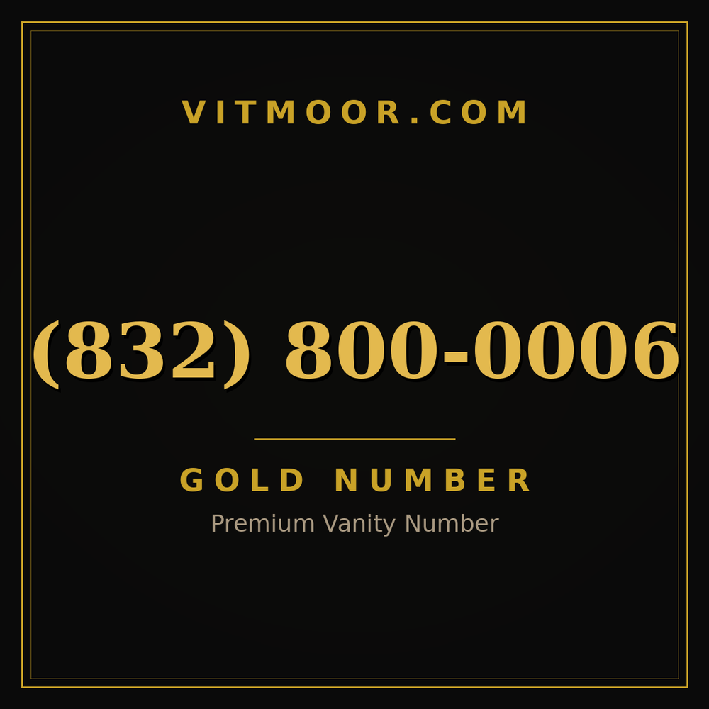 832 800-0006