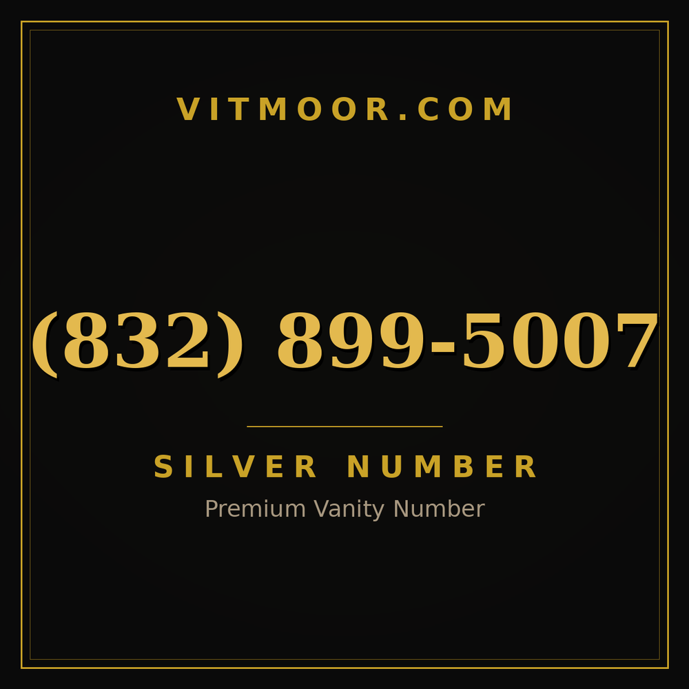 832 899-5007