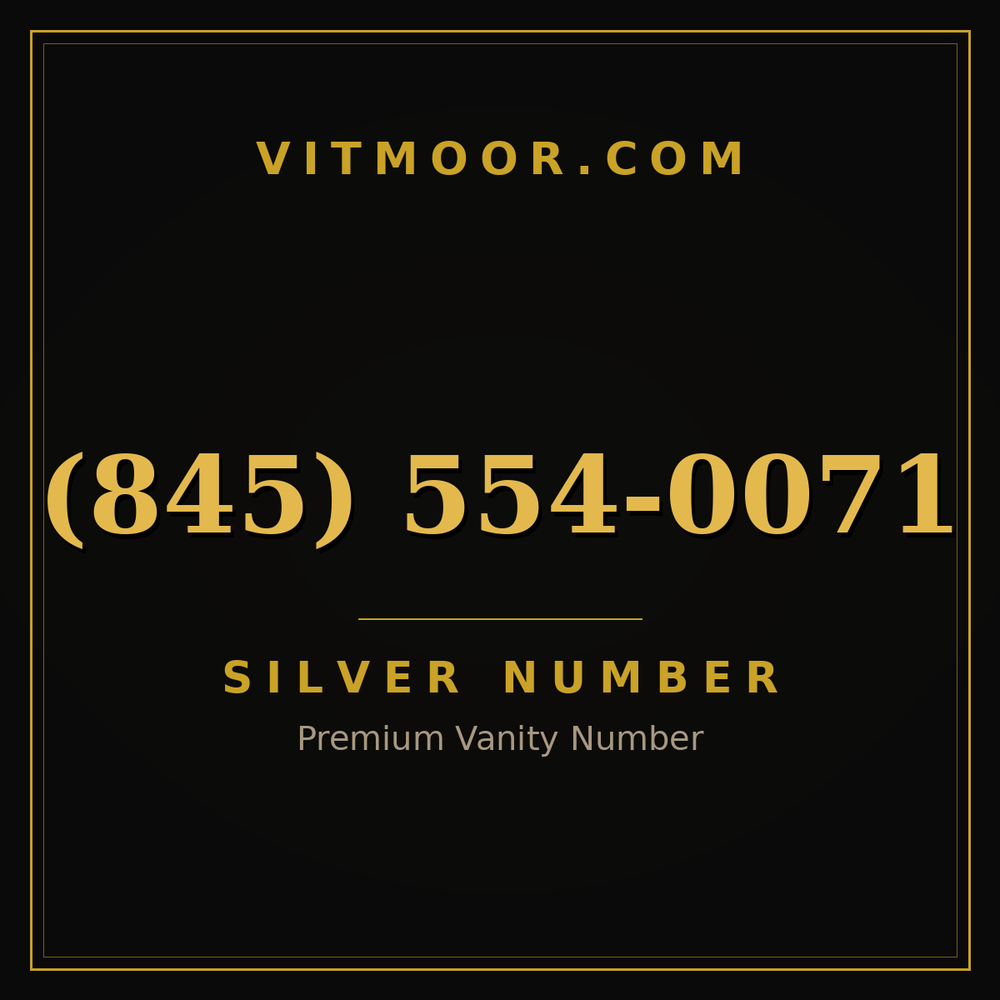 845 554-0071