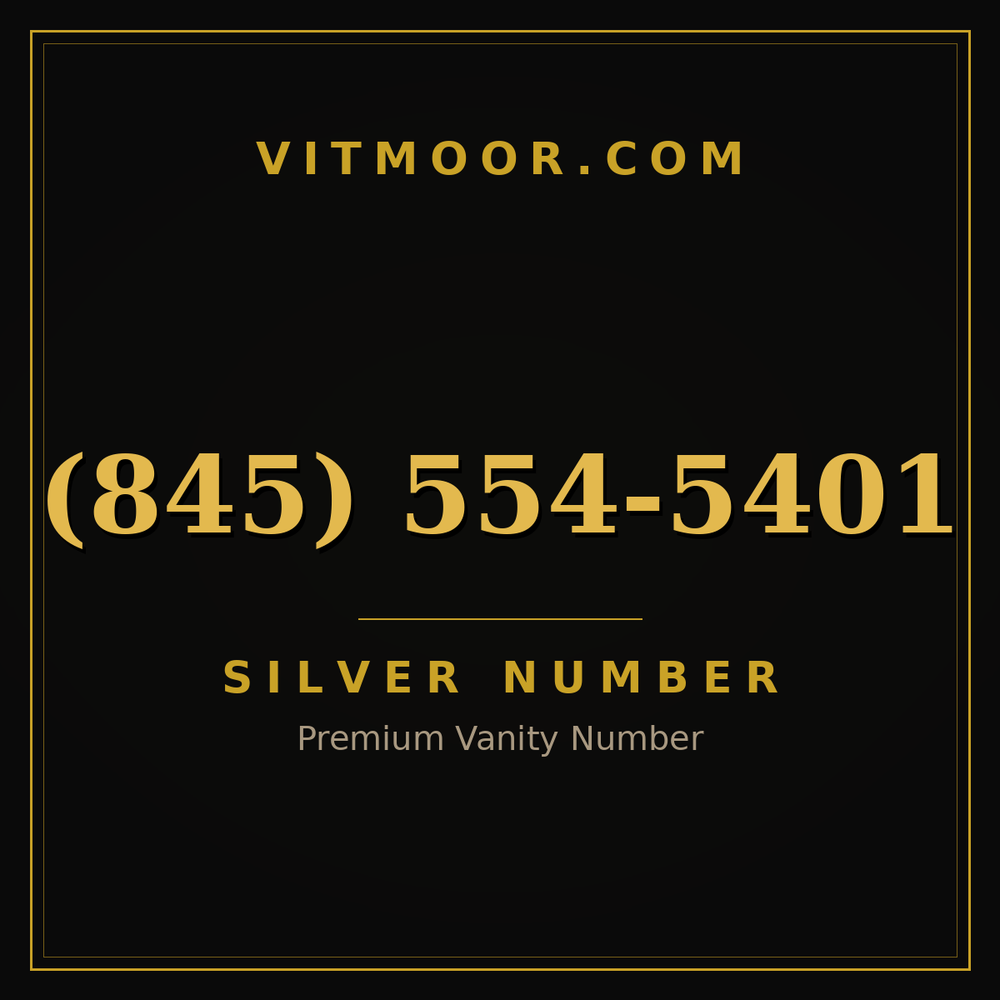 845 554-5401
