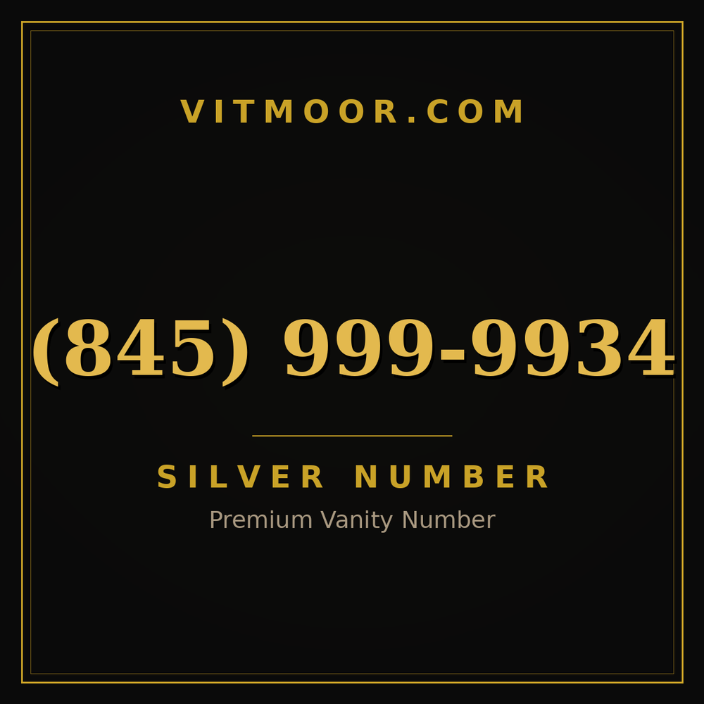 845 999-9934