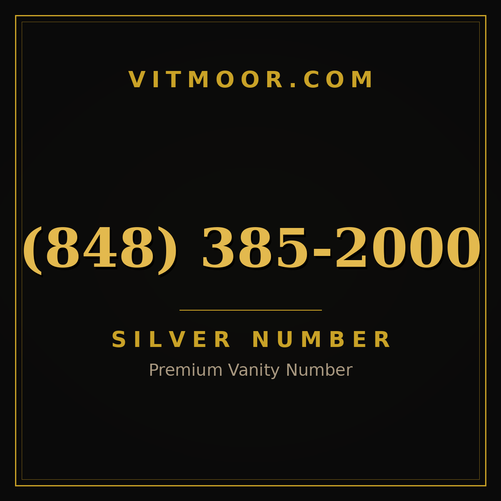 848 385-2000