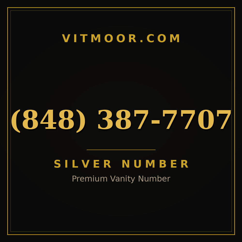 848 387-7707